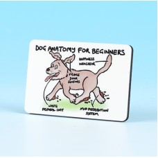 6176 Fridge Magnet-DOG ANATOMY